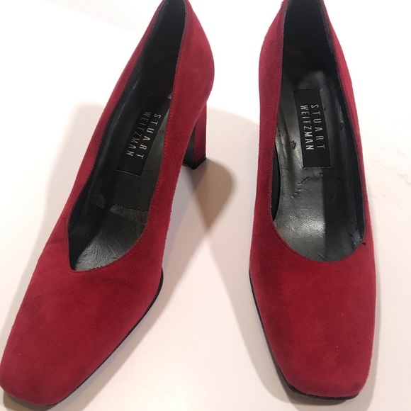 Stuart Weitzman Shoes - Vintage❤️Stuart Weitzman red size 8
